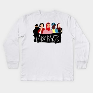 Lady Parts Band! Kids Long Sleeve T-Shirt